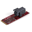 M.2 to U.2 Adapter - for 1 x U.2 PCIe NVMe SSD - M.2 PCIe x4 Host Interface - U.2 SSD - M.2 PCIe Adapter - U.2 Drive (M2E4SFF8643)